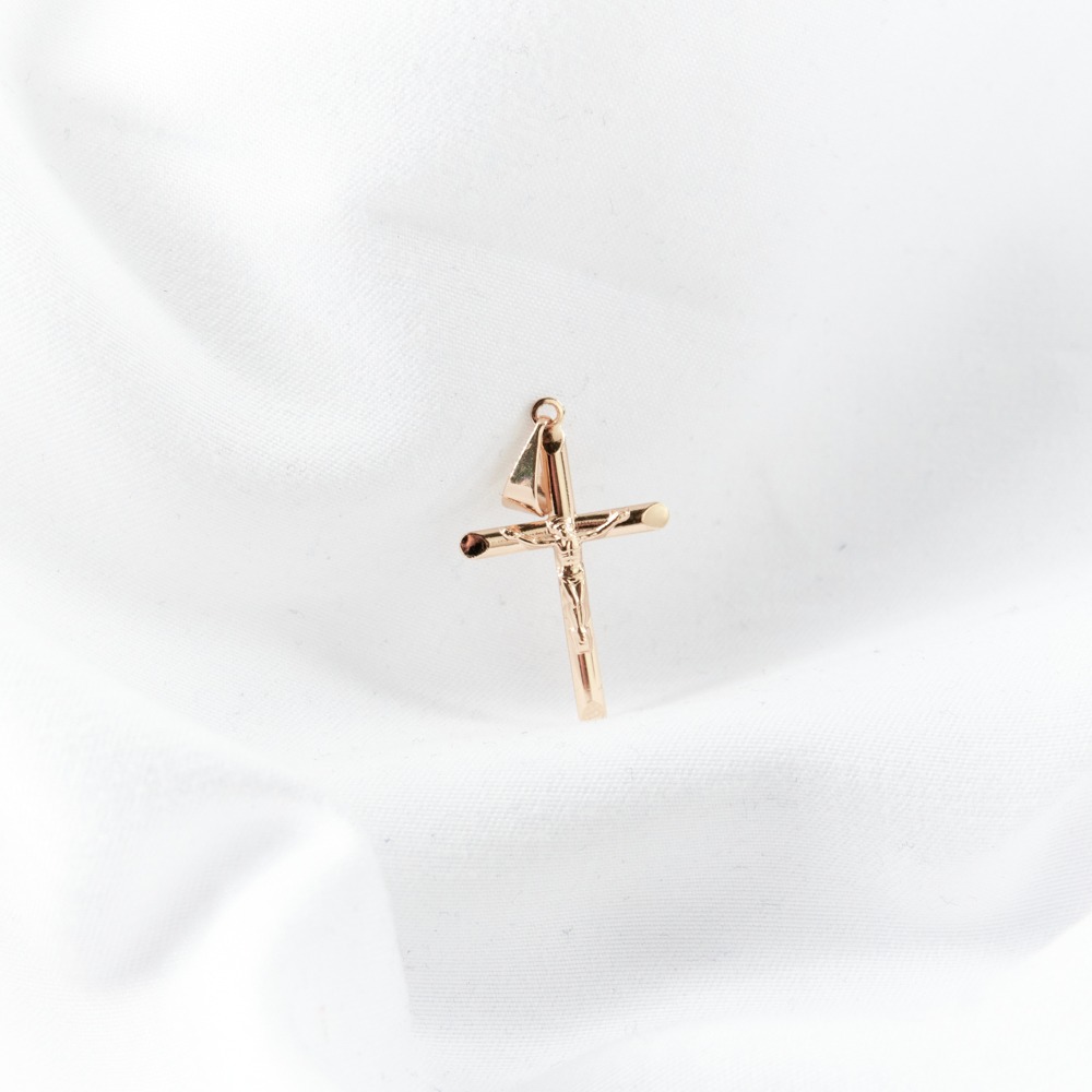 DIJE CRISTO PUNTAS PLANAS