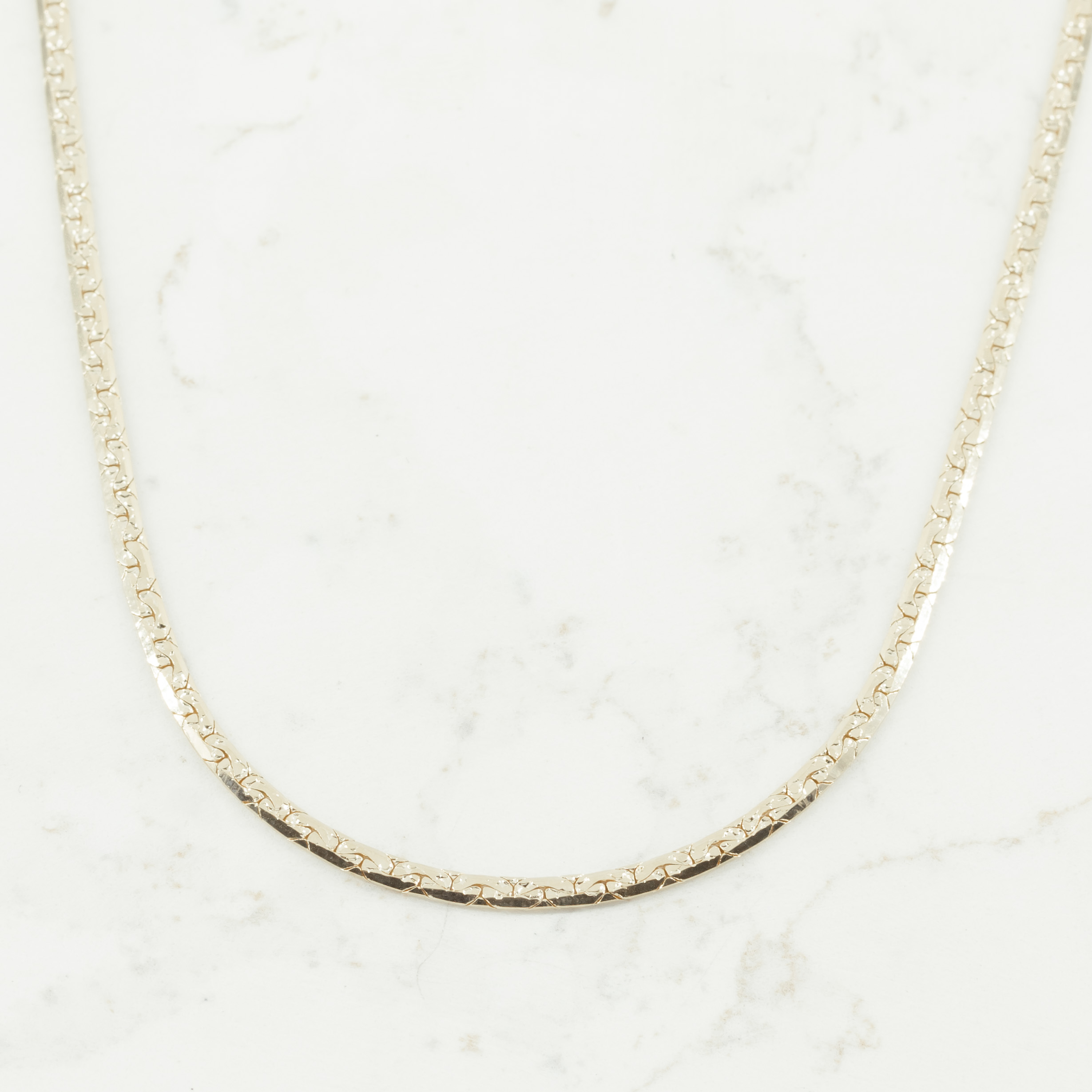 CADENA SERPIENTE TALLADA 2.5MM-60CM