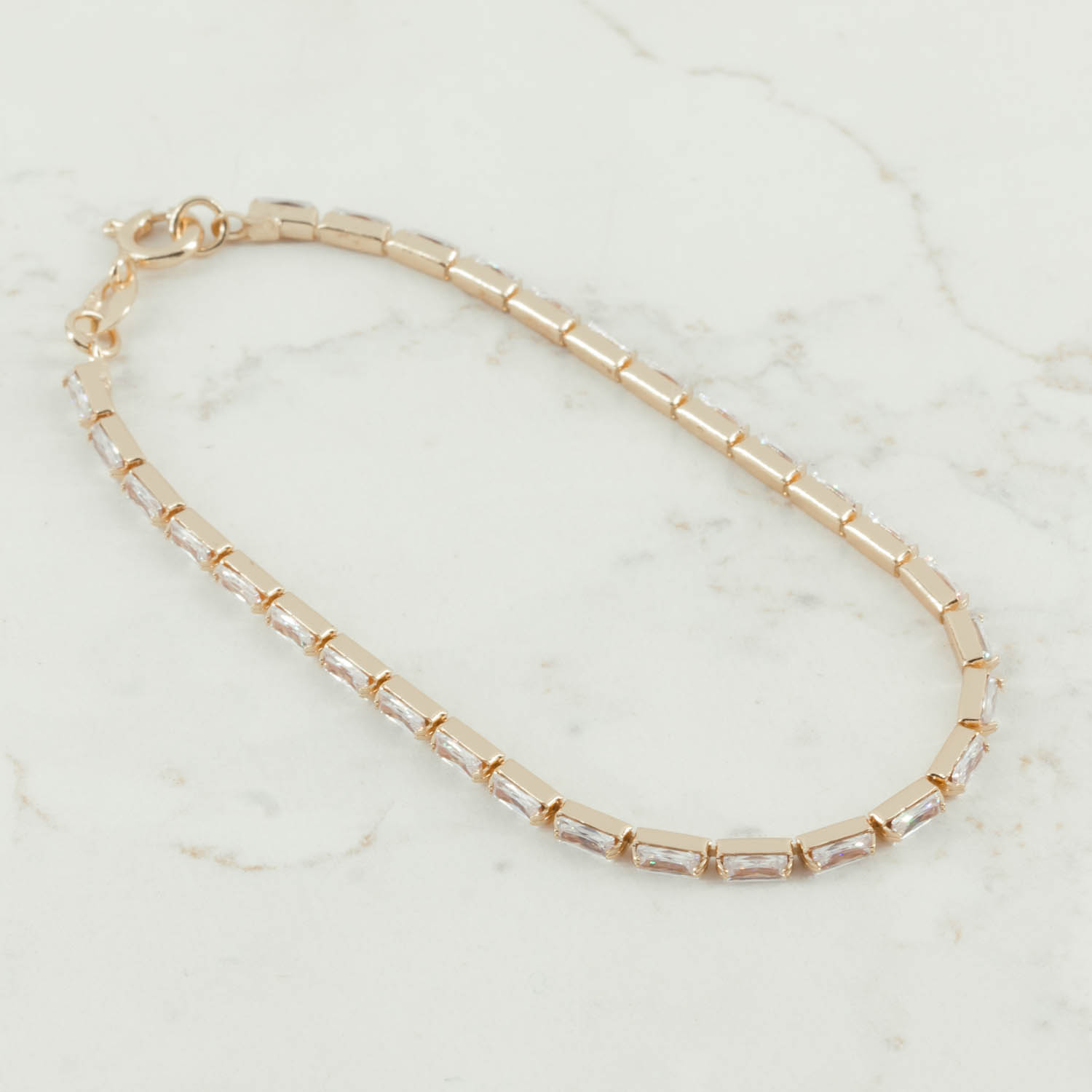 PULSERA TENNIS RECTANGULAR 2MM