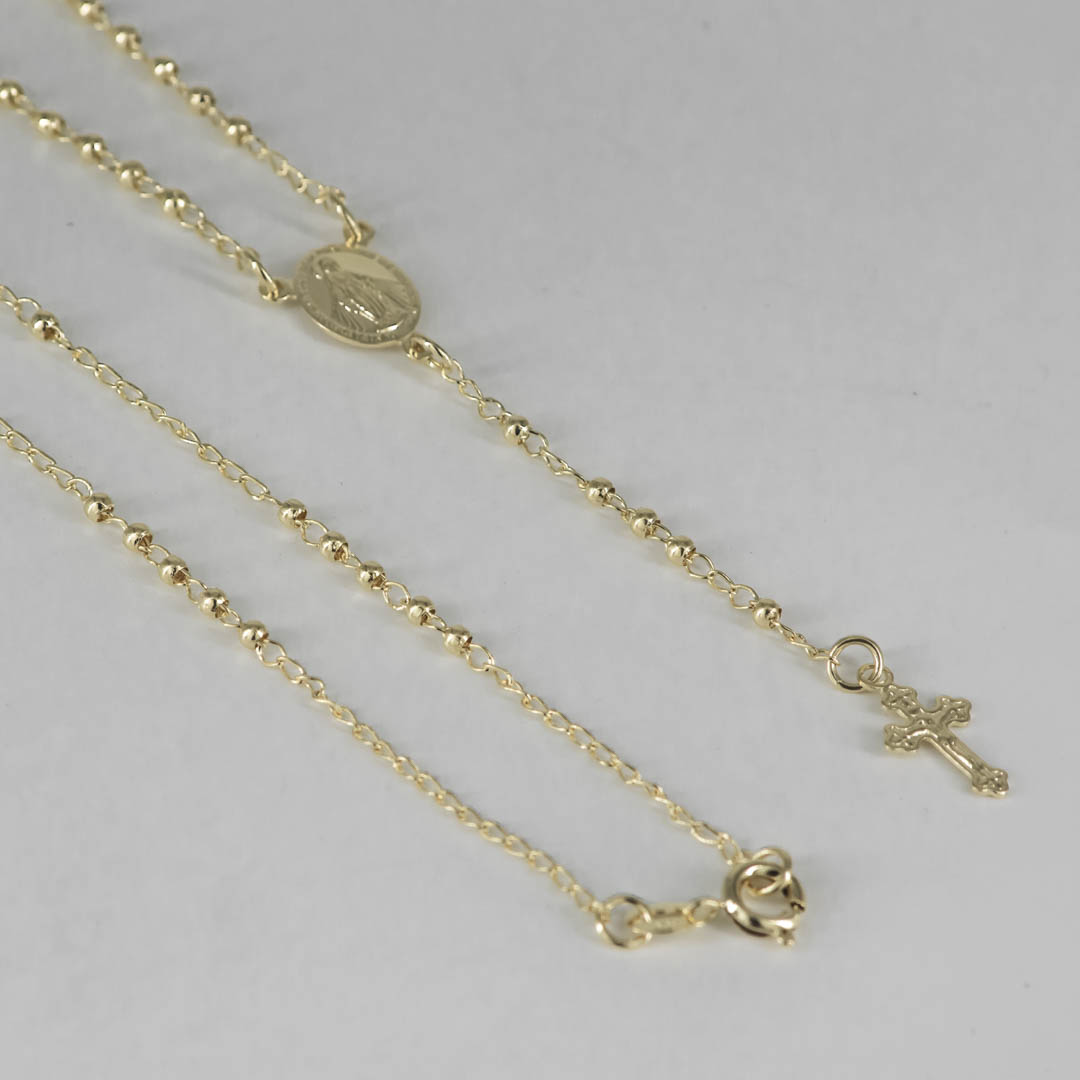 CAMANDULA MILAGROSA 2MM CRUZ CRISTO