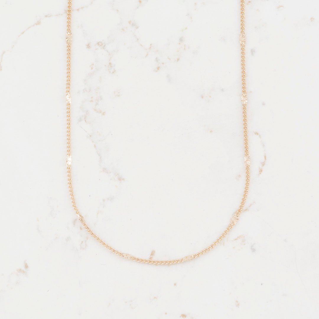 CADENA CUBANA DESTELLOS 45CM-2MM