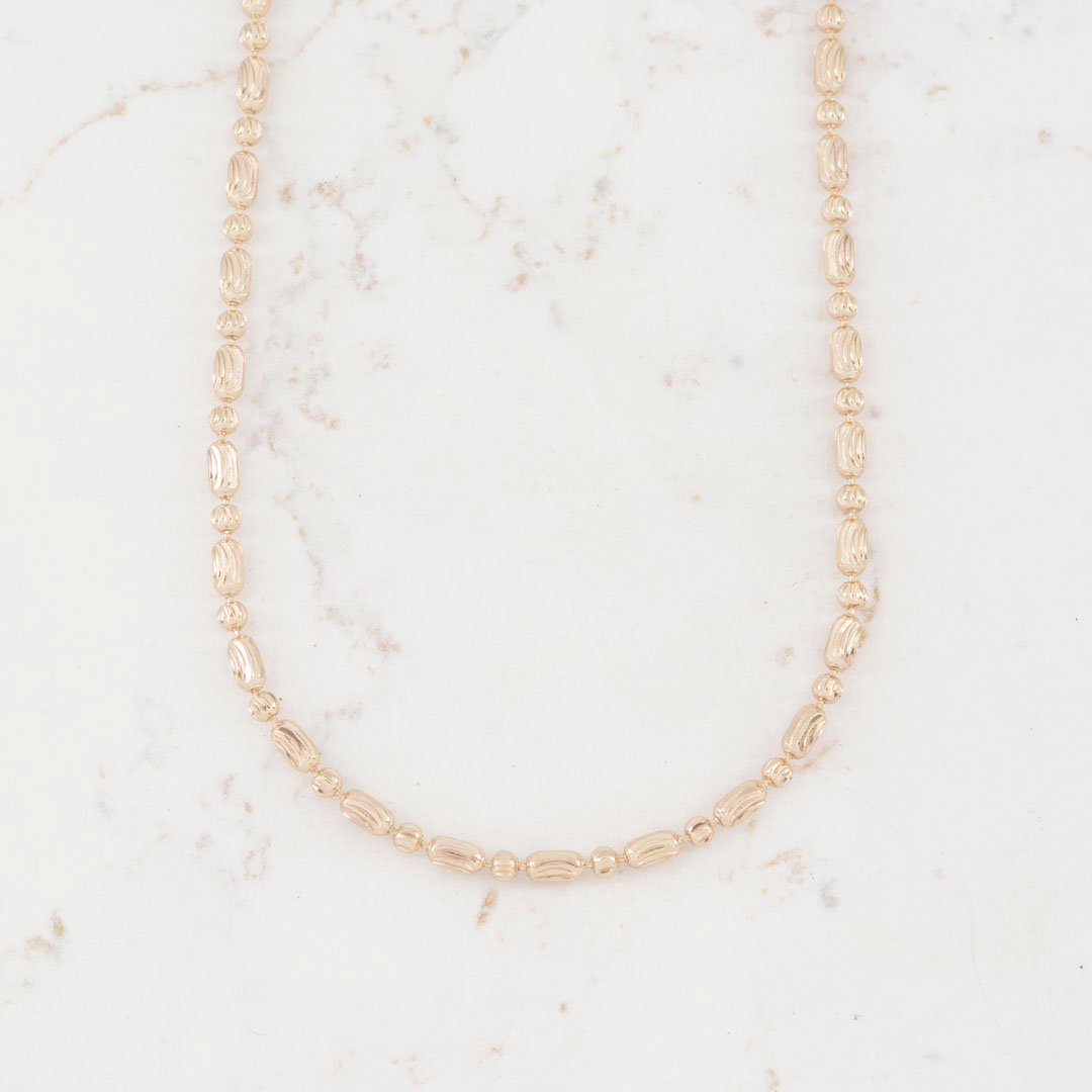 CADENA BARRIL X BALIN DIAMANTADO 2.5MM-60CM