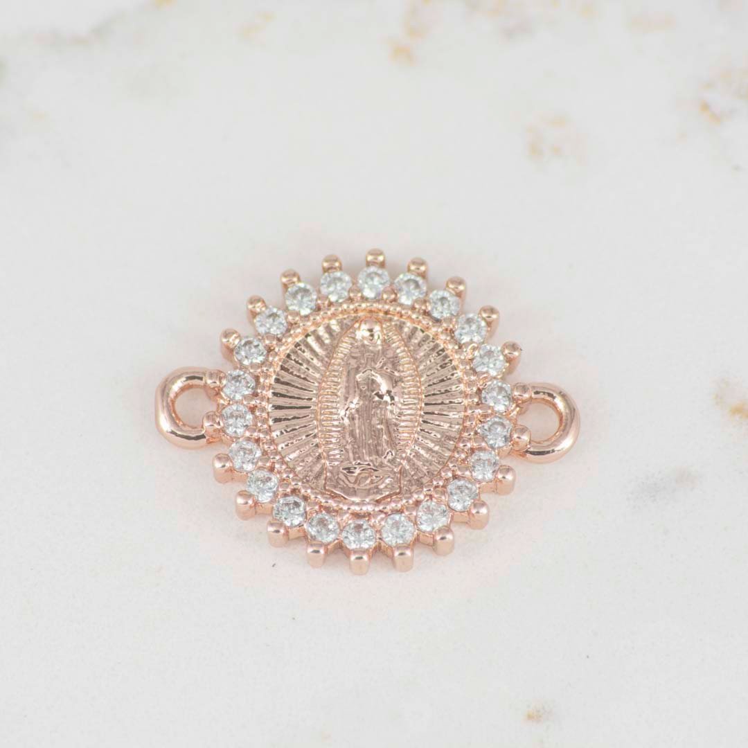 HERRAJE GUADALUPE CIRCULO CIRCONES (ORO ROSA)
