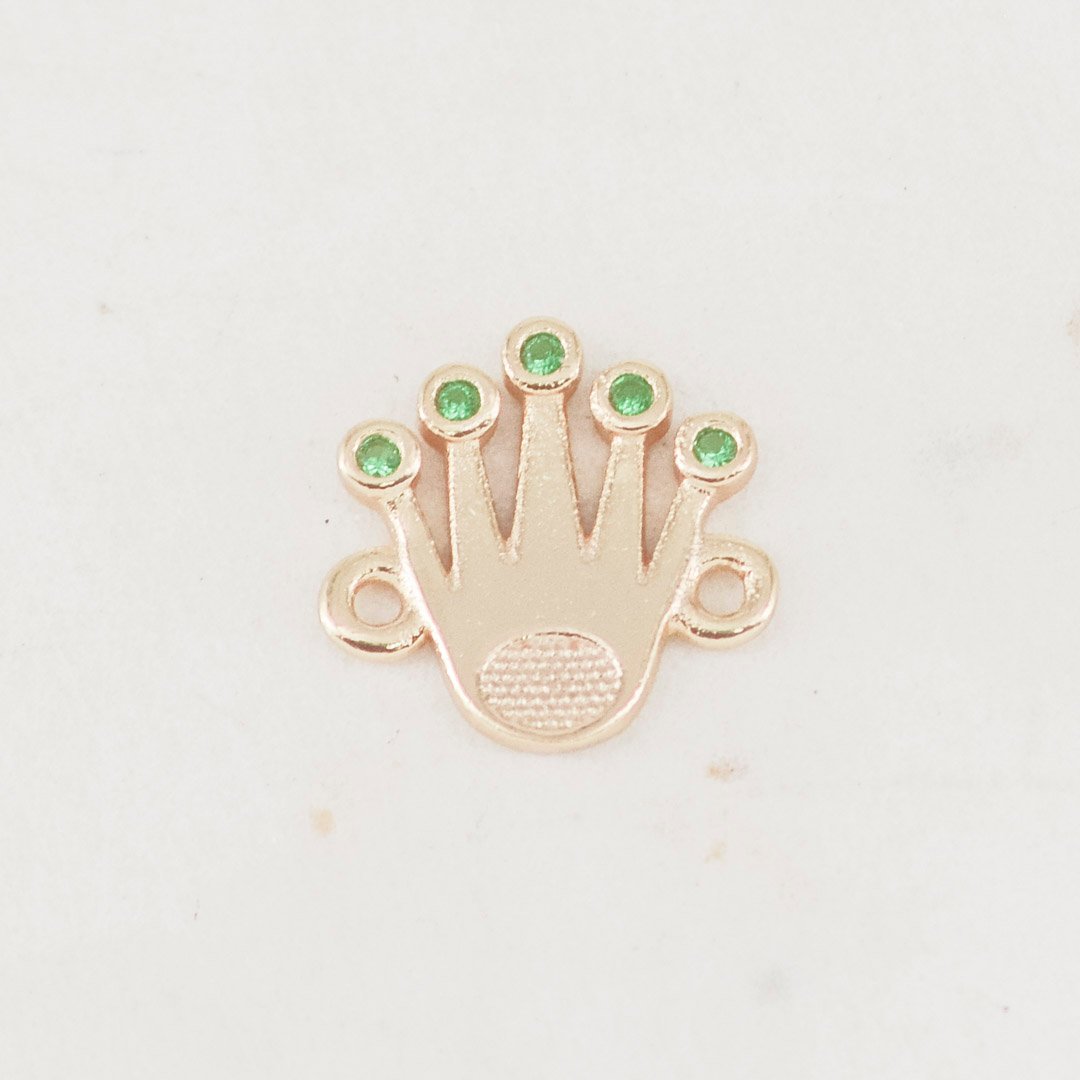 HERRAJE ROLEX CIRCONES ESMERALDA PEQUEÑO