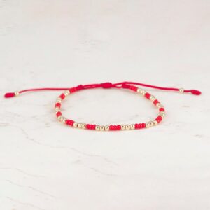 PULSERA TEJIDA 3MM X MOSTACILLA